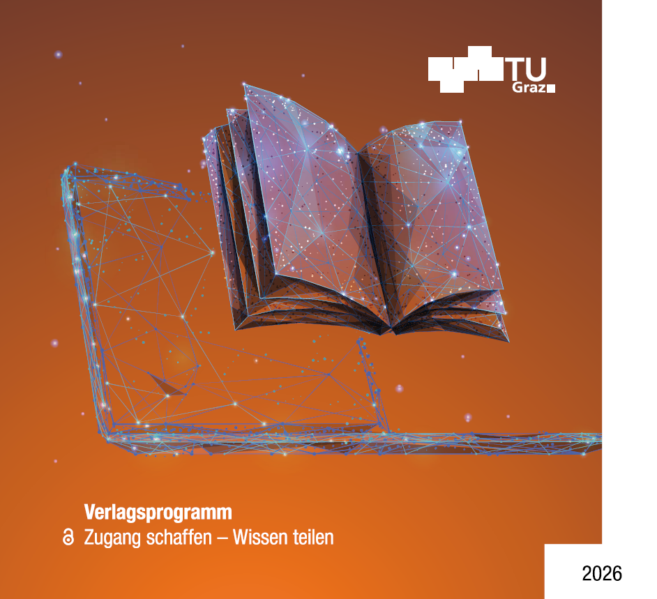 Das Cover des Programms des Verlags der TU Graz für das Jahr 2026.